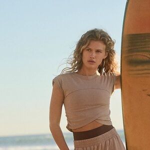 Free People Hot Shot Crossover Top New!